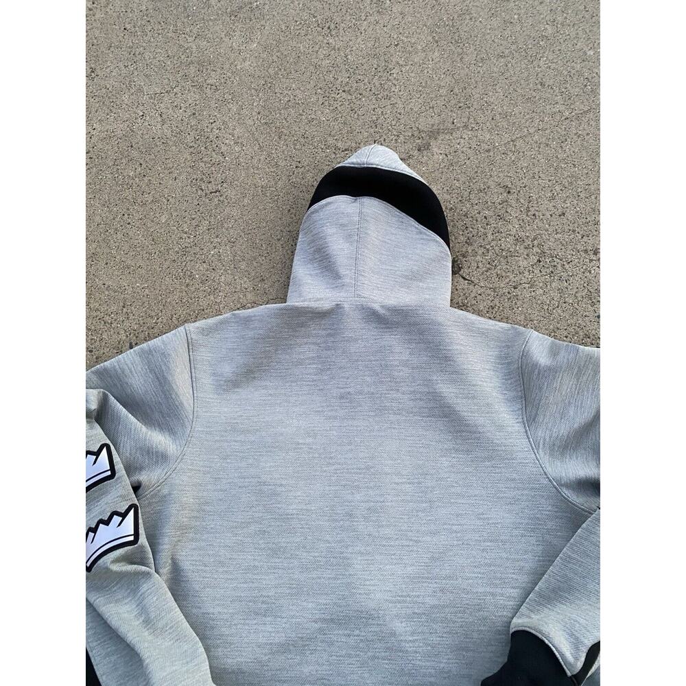 Nike Sacramento Kings Full Zip Showtime Hoodie Size Large Gray - Picture 12 of 12